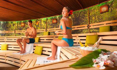 Hotel Apfelbaum, Therme Erding, VitalOase, Tropenwald, Salzpeeling
